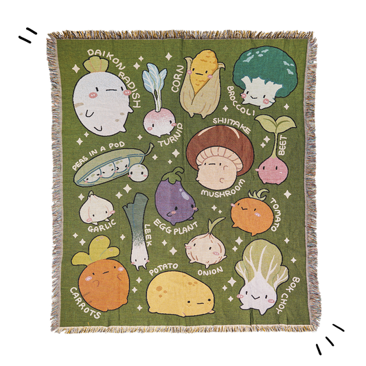 Veggie Pals Tapestry Blanket