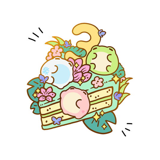 Fluffnest 3-year Anniversary Pin LIMITED EDITION