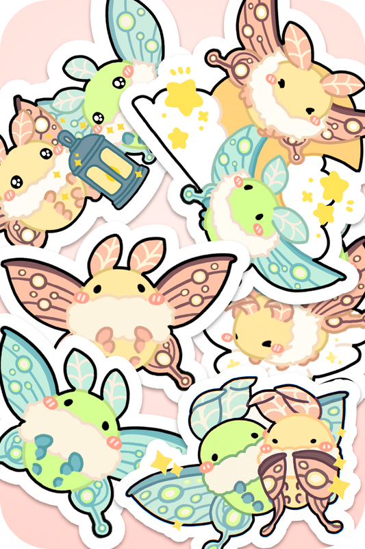 Moth Sticker Pack