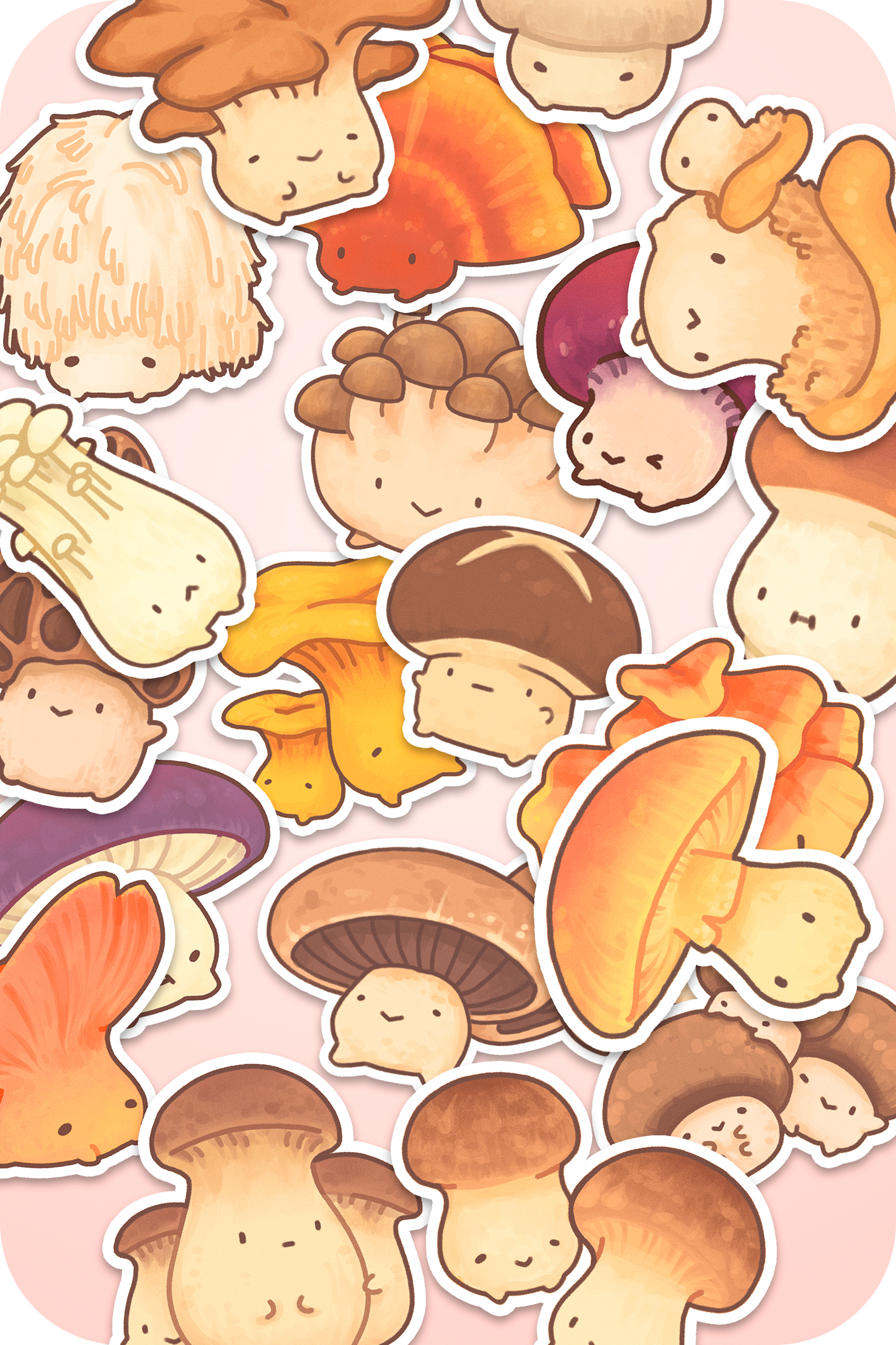 Mushroom Pals Sticker Pack