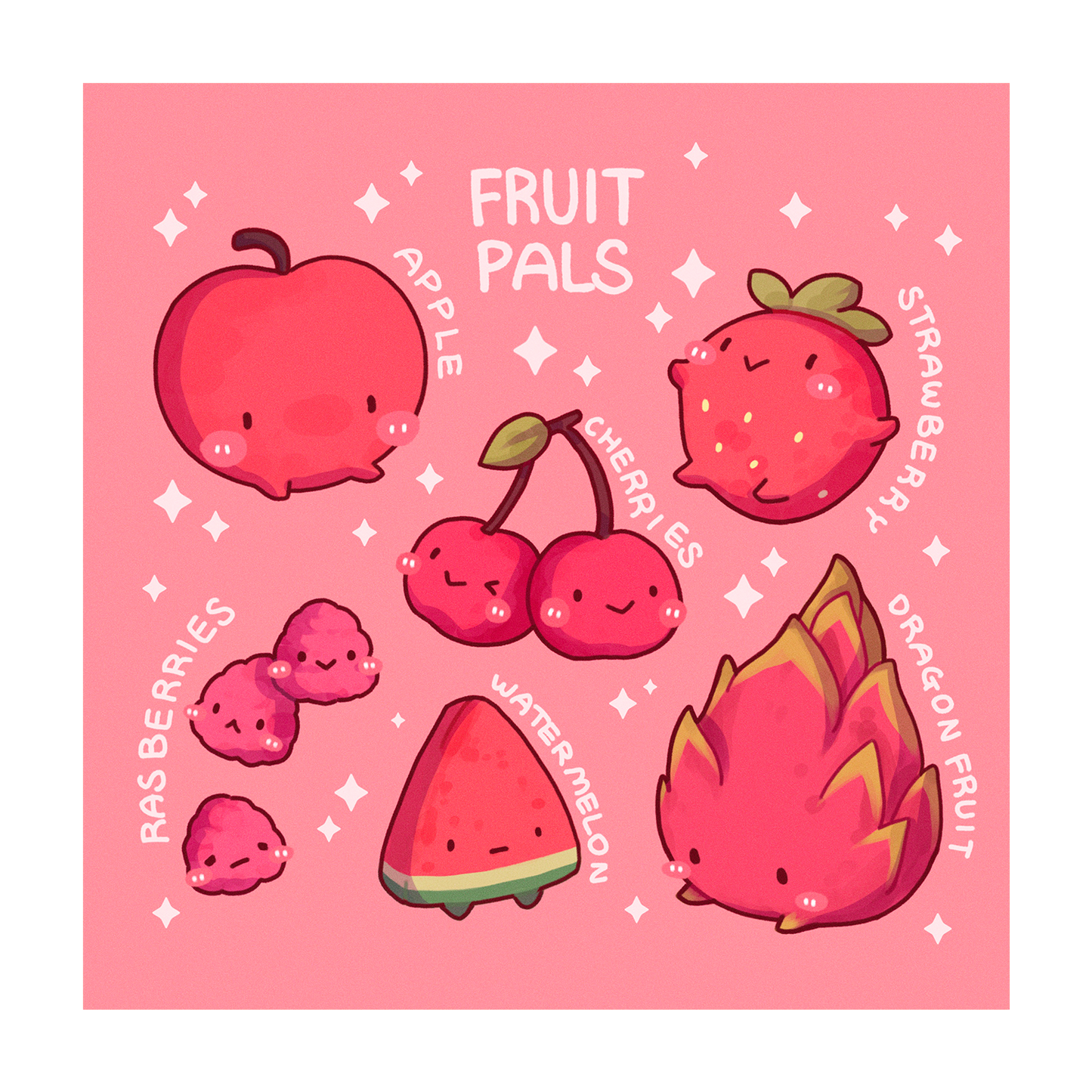 Red Fruit Poster