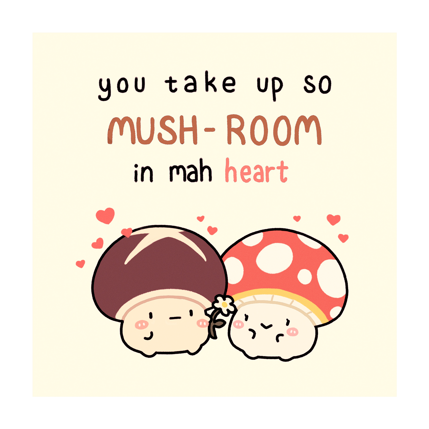 Mushroom Pun Poster