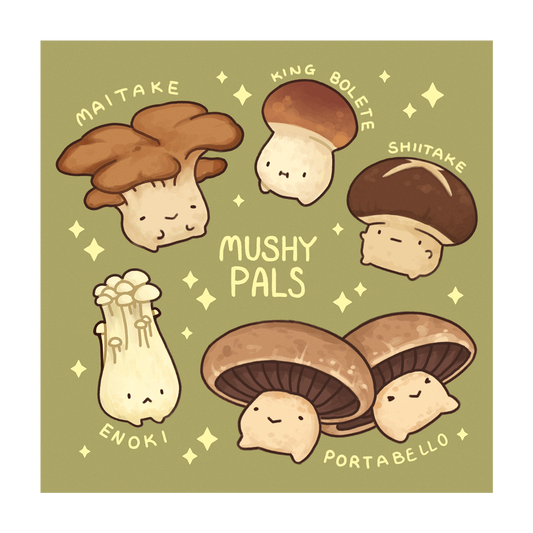 Mushroom Pals Poster 1