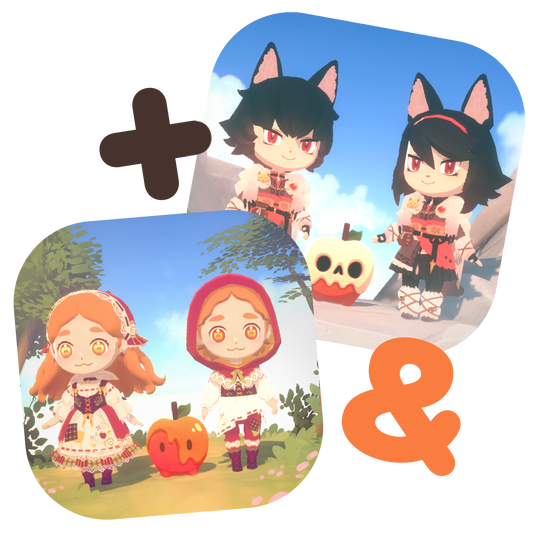 Exclusive Caramel Apple Set + Spooky Wolf Set