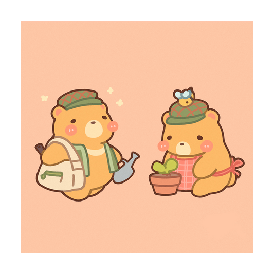 Gardener Buttons Poster