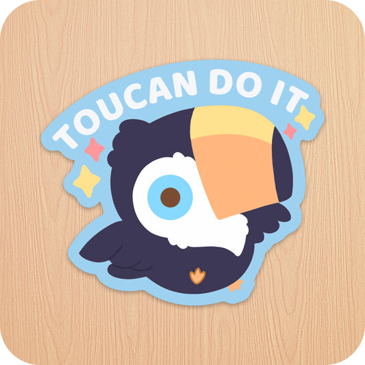Toucan Do It Sticker