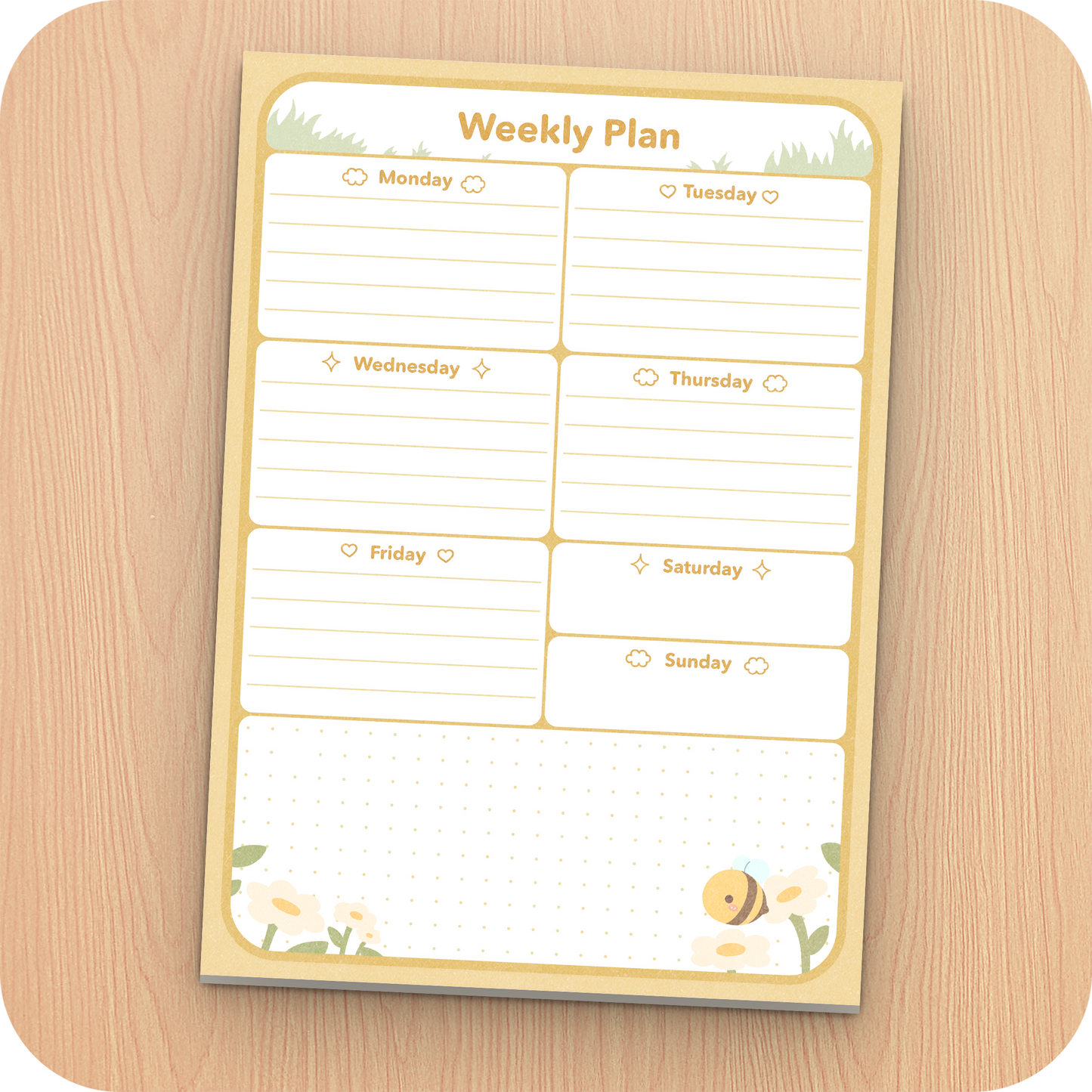 May the Bee Weekly Planner